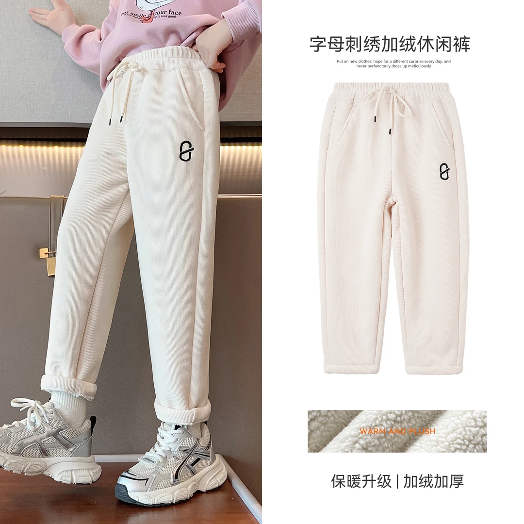小菲特冬季新款女童装女宝宝6-12岁中大童儿童休闲裤JMKD36410