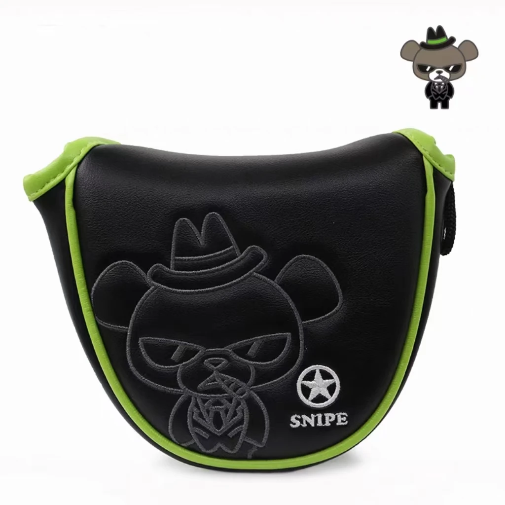 SNIPE高尔夫球杆套半圆形条形推杆套个性Golf新品球杆套