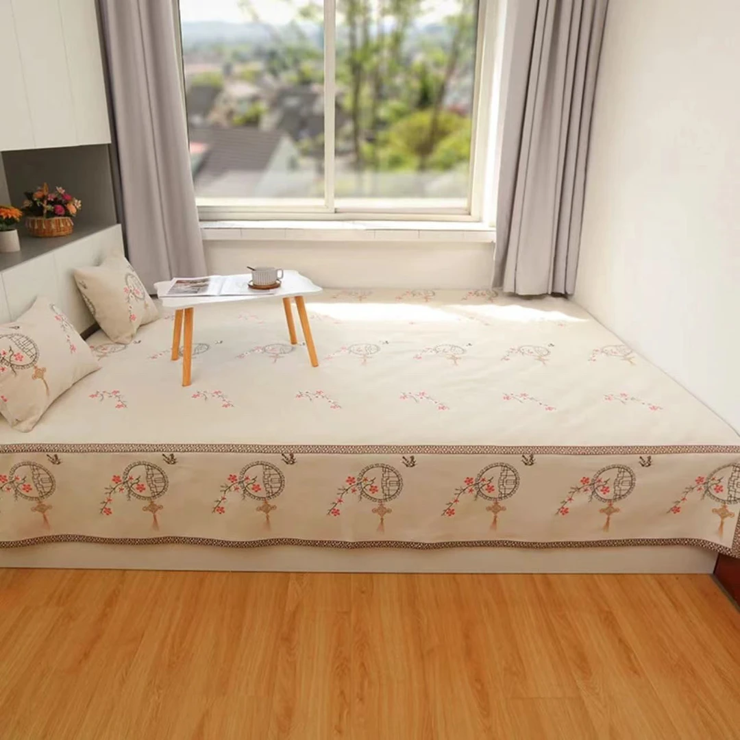 雪尼尔系列 新中式榻榻米防滑炕盖 床盖