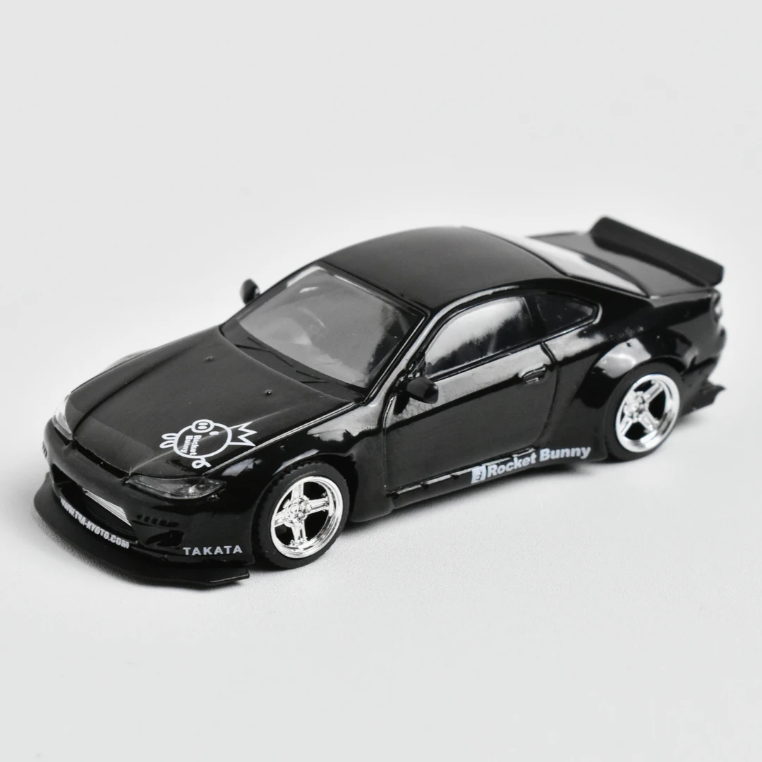 MINI GT 602 1:64 日产 Silvia (S15) Rocket Bunny 合金汽车模型
