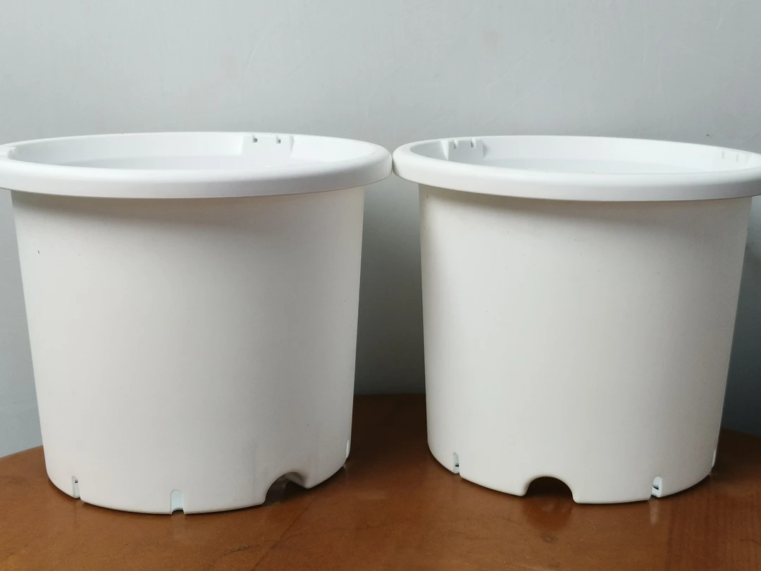 花博士240素颜花盆树脂塑料盆透水透气办公桌阳台种花玫瑰月季盆