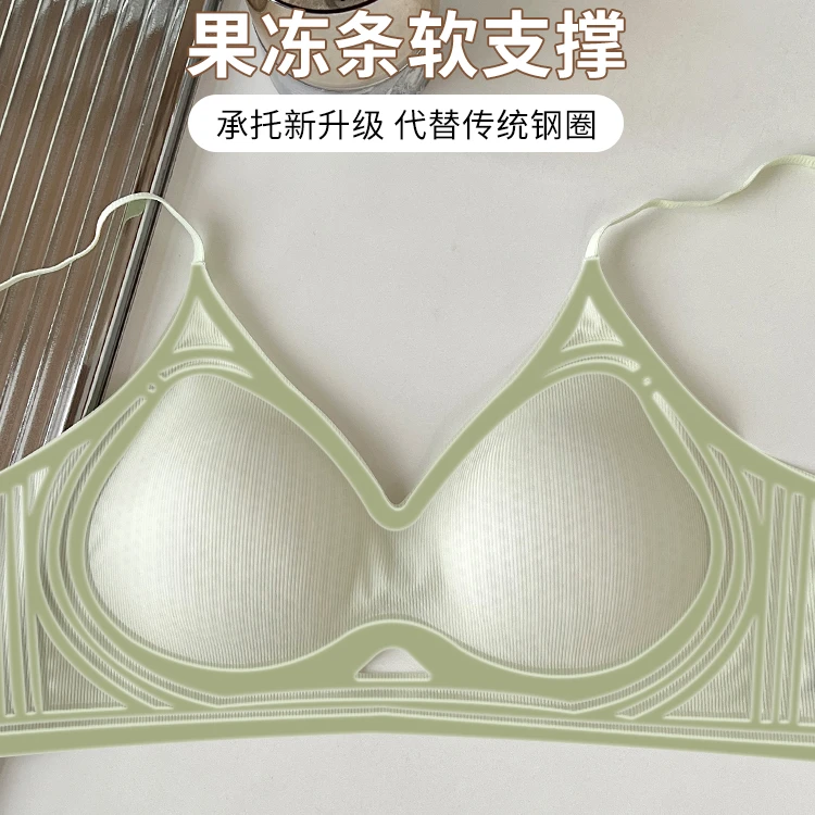 2024夏季爆款小胸聚拢透气内衣舒适无痕无钢圈文胸收副乳胸罩童
