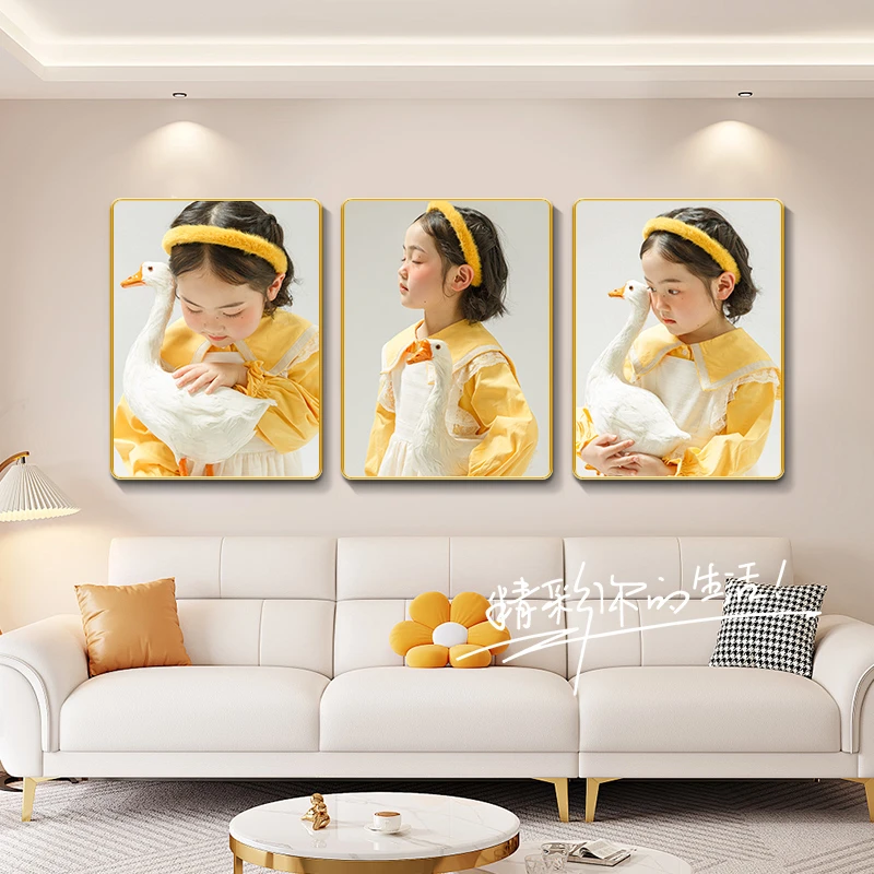 【照片墙组合】洛克水晶布置挂墙宝宝照亲子全家福婚纱照相框定制