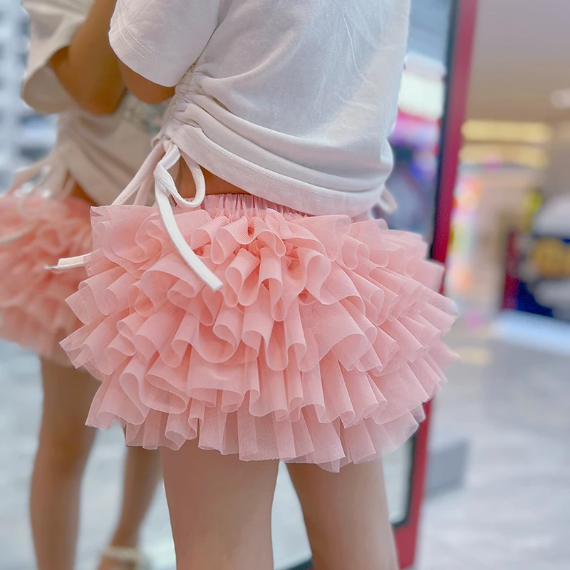 2024新款儿童裙裤蛋糕裙裤花苞裤短裙 自带安全裤女童洋气夏季