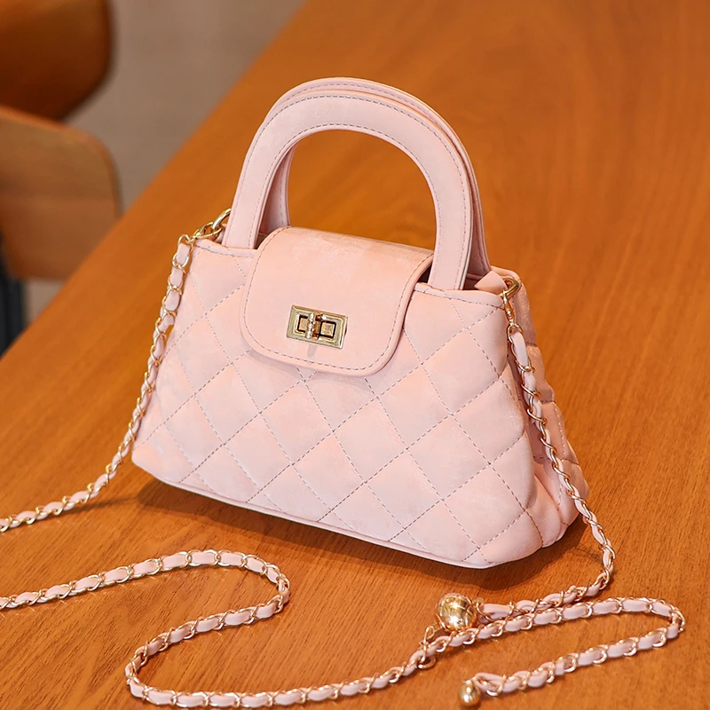 【MUEKA/茉妮卡】品牌女包2024新款春夏法式小众菱格链条包包女