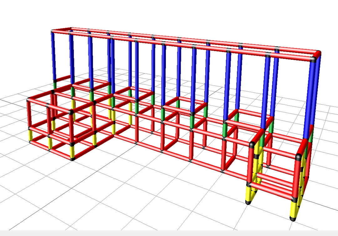 PPR,PVC管材管件定制攀爬架