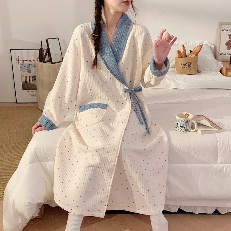 待产裙11-12月份产妇月子裙产房专用冬天生产服秋冬哺乳睡衣喂奶