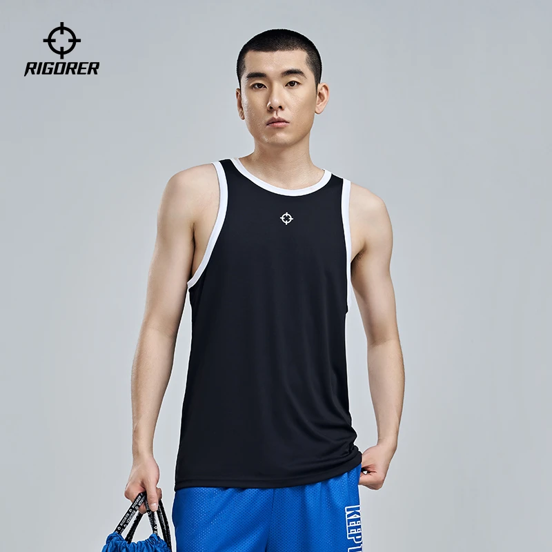 准者背心男款无袖t恤美式夏季运动薄款跨栏潮牌个性篮球速干透气