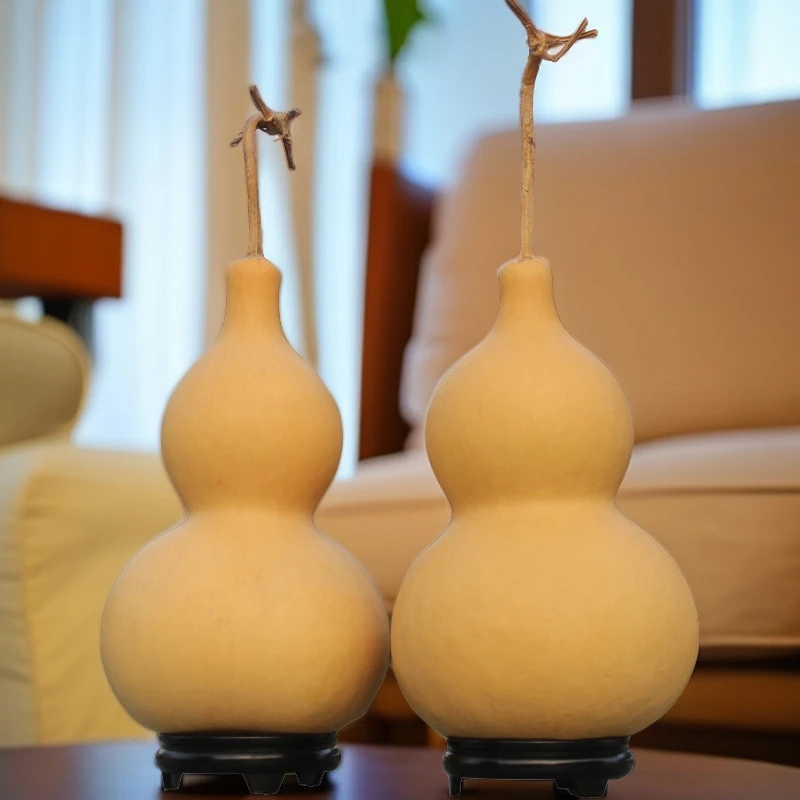 天然葫芦挂件家居招财特大葫芦摆件带龙头把玩室内悬挂文玩小葫芦