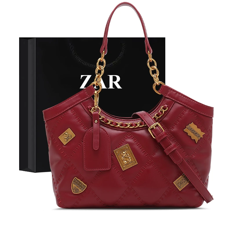 ZAR&RUILR/查瑞娜红色新娘包结婚包包女婚包喜婆婆妈妈婚礼手提包