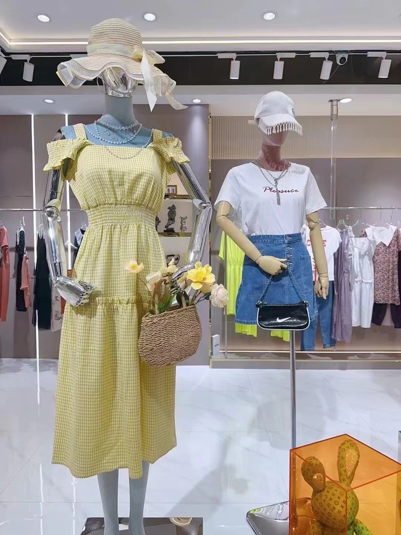 默认微瑕正品品牌撤柜夏季三标齐全正品保证气质女装连衣裙时尚