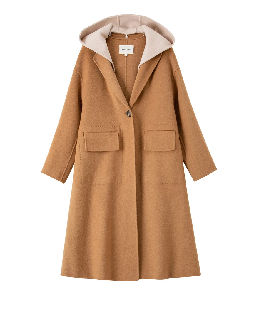 新品品牌女装羽服大衣毛衣内搭