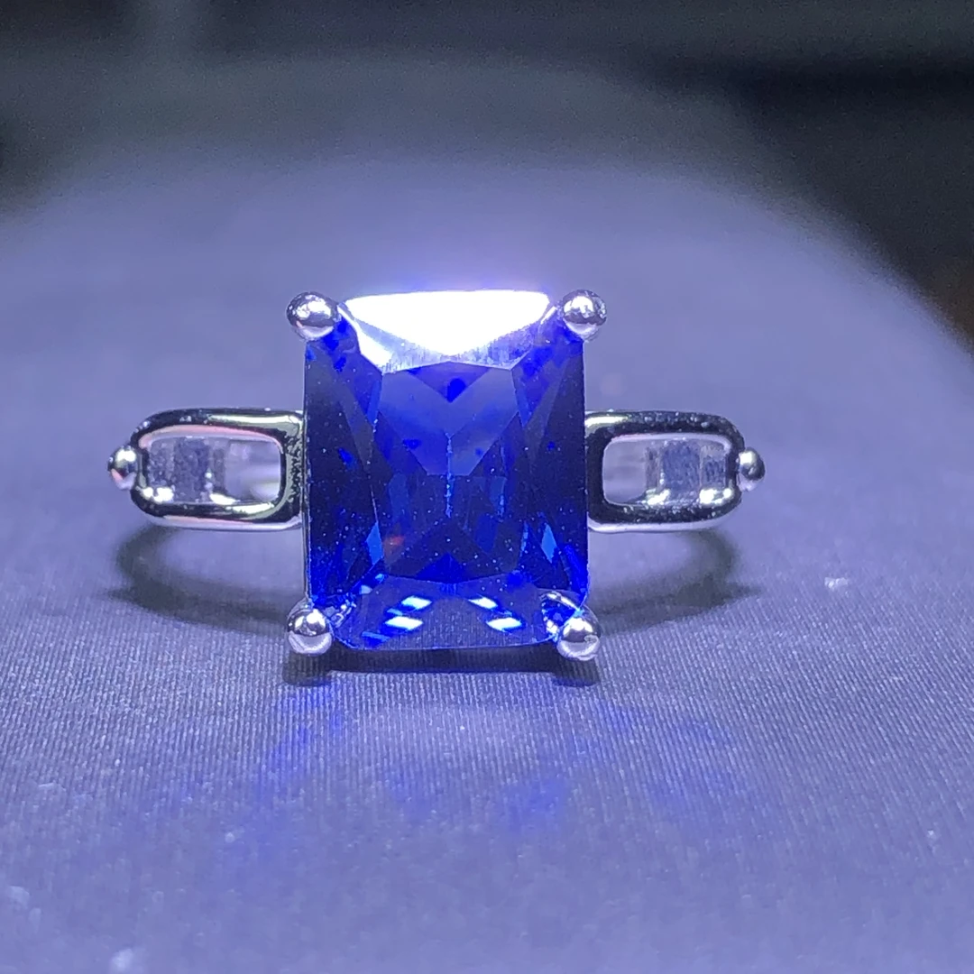 11454坦桑戒指开口可调节美丽漂亮精致豪华精美气质大方 时尚L1