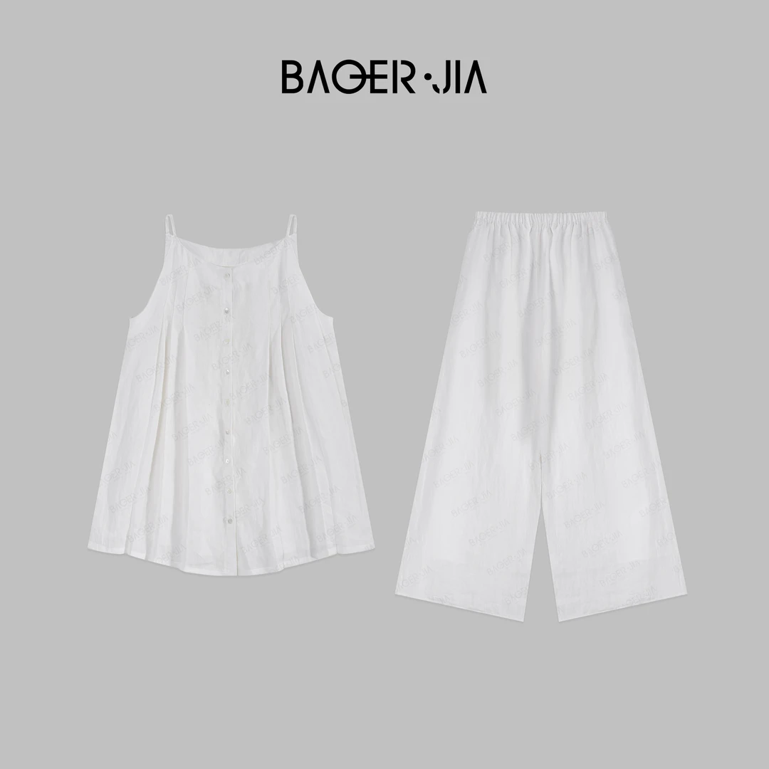 16-【似水流年】宝儿家BF17524204夏季新款定制设计师时尚上衣裤装