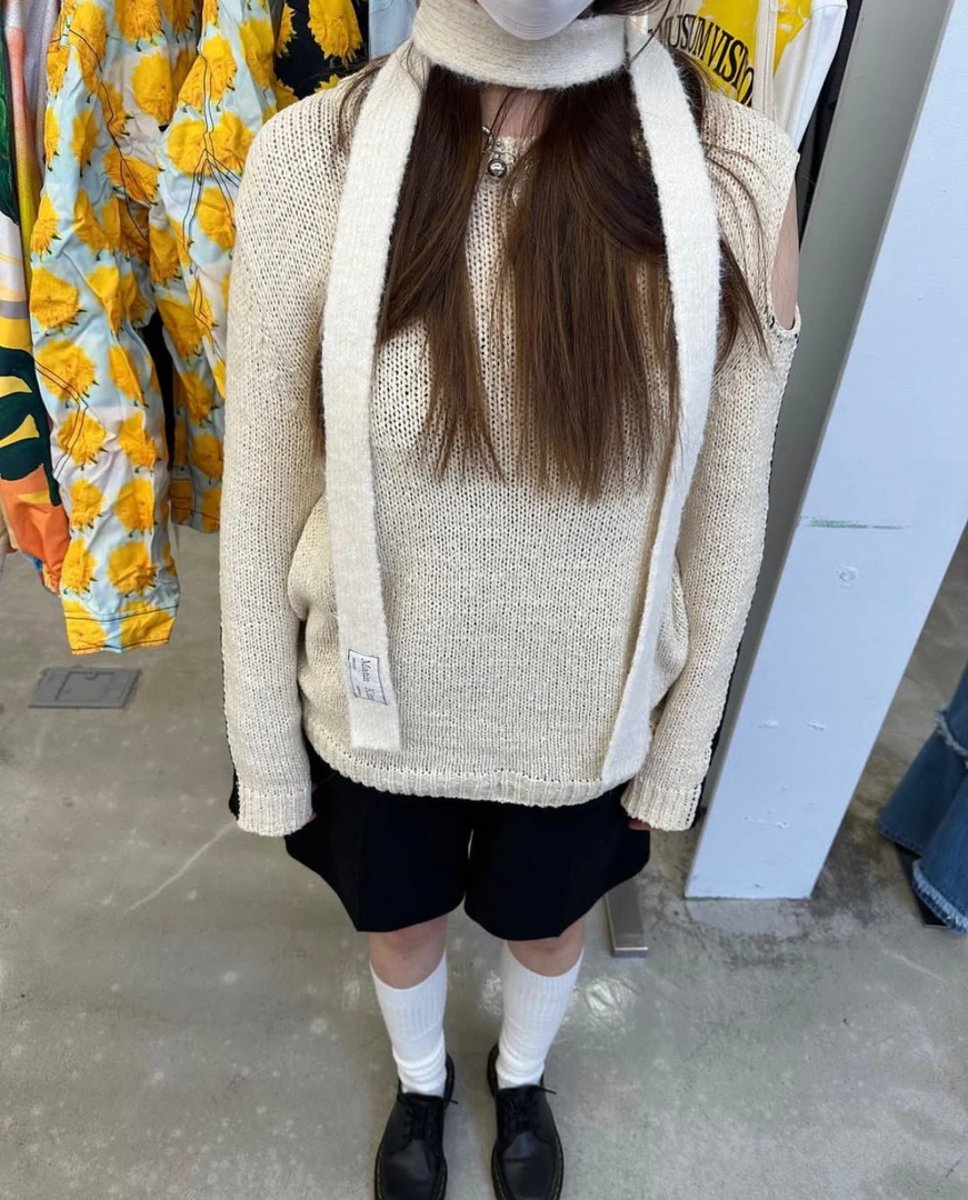 BBCUTE/ 彩色的冬天 搭配合集 多色窄板小围巾