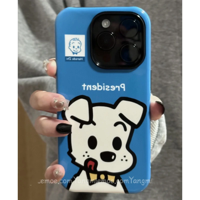 原田治小狗适用苹果16ProMax手机壳iPhone15/14二合一菲林壳13