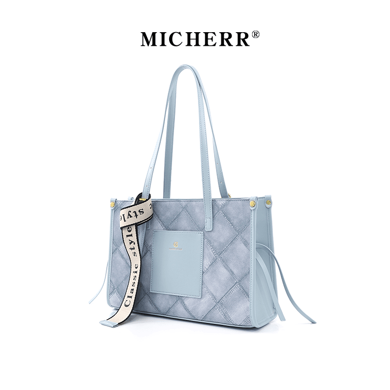 micherr/米榭尔 /轻奢通勤休闲百搭新款单肩大容量女托特包509907
