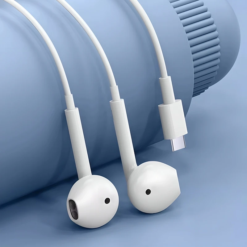 数字Type-c耳机半入耳式耳塞有线带麦适用oppo华为vivo一加iqoo