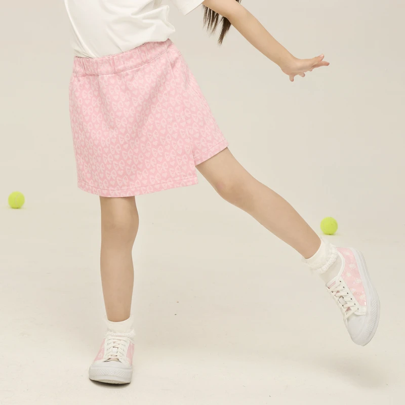 [商场同款]EP雅莹童装春夏女童新款洋气运动时尚印花裙裤短裤