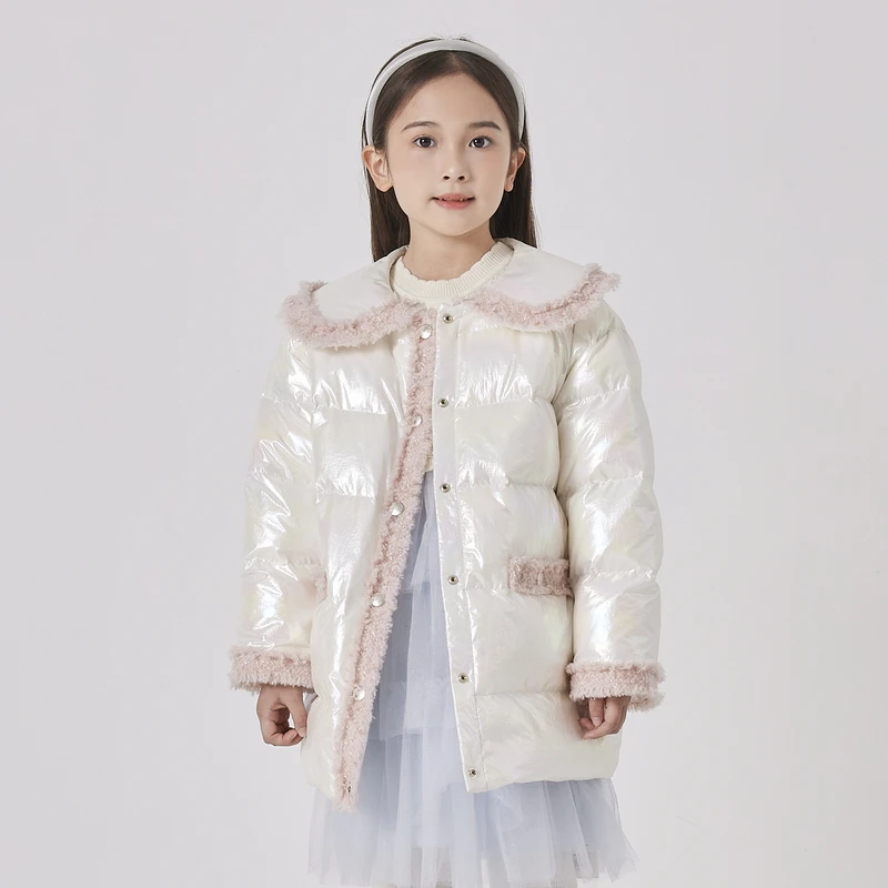 [商场同款]EP雅莹童装秋女童新款洋气小香风保暖羽绒服外套
