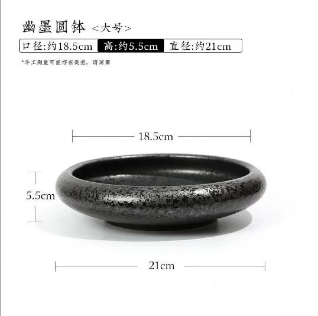 陶瓷花器 中式插花器皿 鲜花禅意插花 客厅茶桌摆件简约桌面花卉