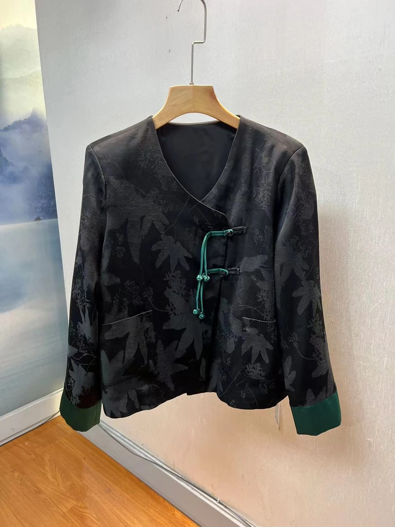 【向前向后3店】新中式盘扣时尚中国风长袖外套 XQ-831