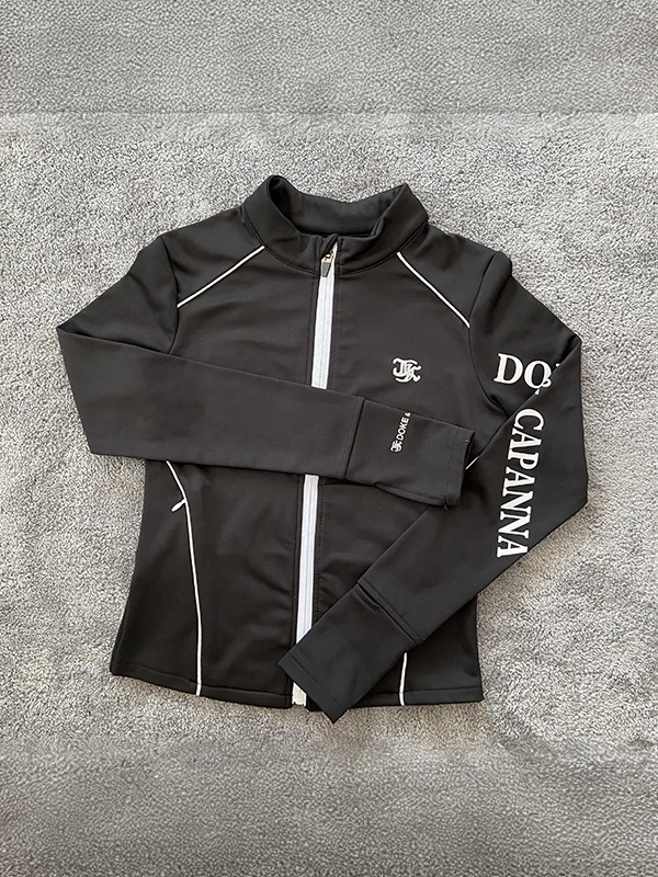 【反光4个口袋手表开口】运动弹力显瘦修身跑步骑行外套8553