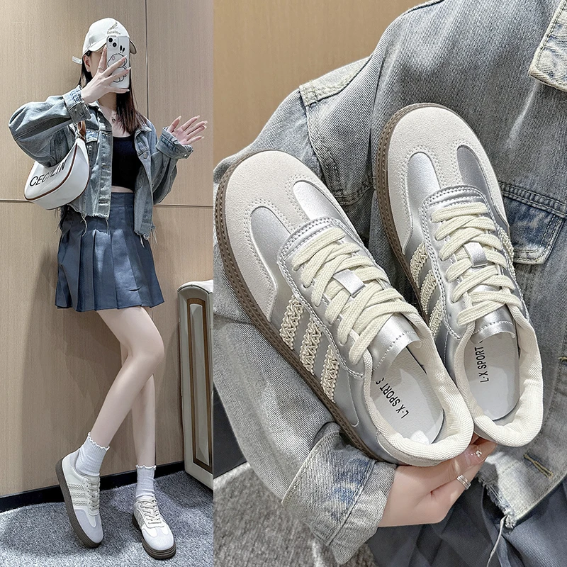 芭蕾德训.2026春季爆款时尚百搭德训鞋女运动休闲鞋阿甘板鞋