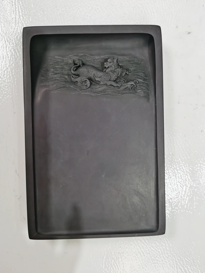 端砚-瑞兽砚-坑仔