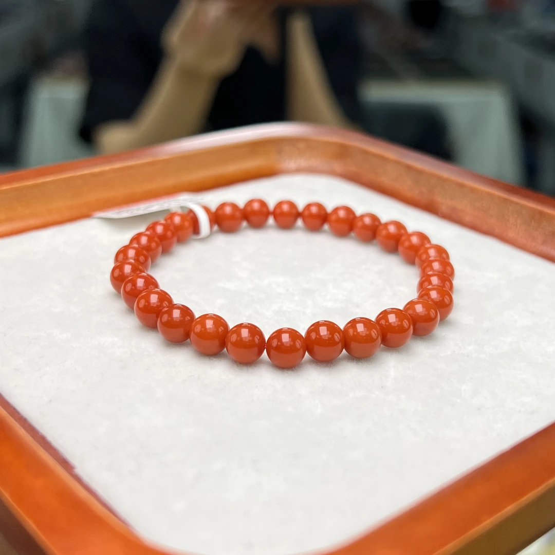 保山南红手串6mm 多样性发一