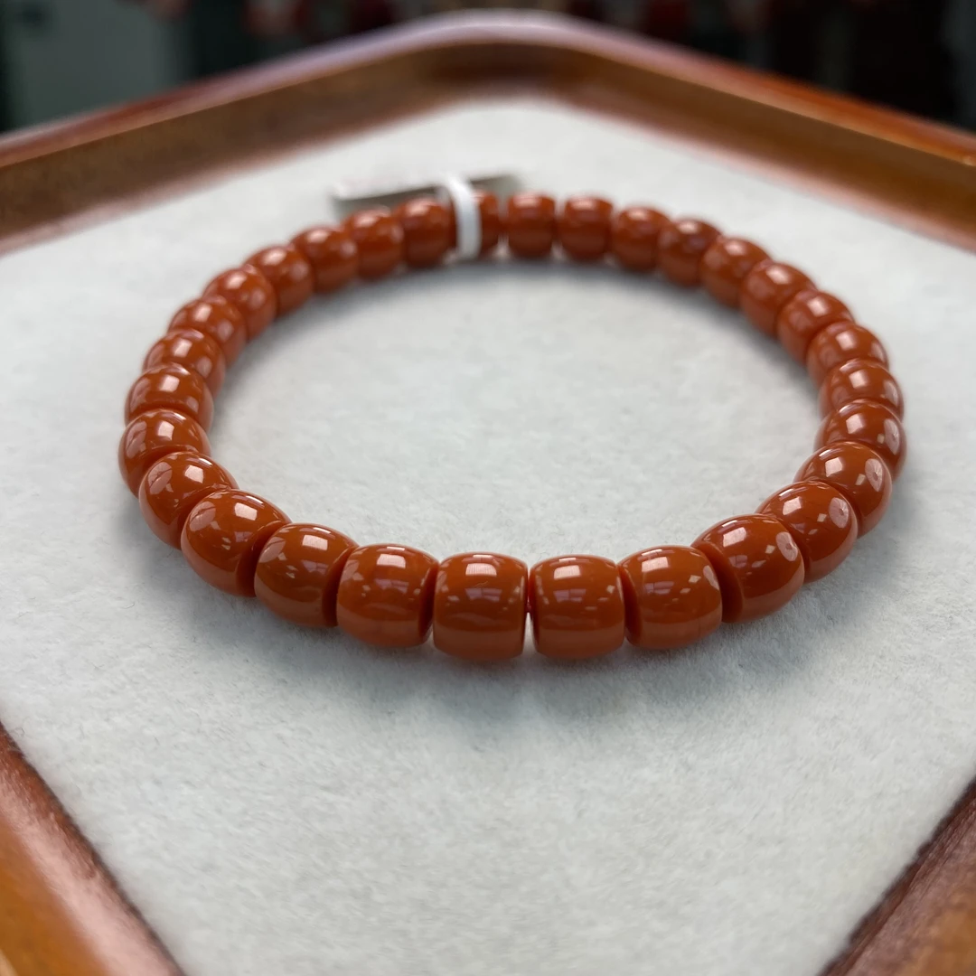 保山南红精品直切单圈（云端）7mm 多样性发一