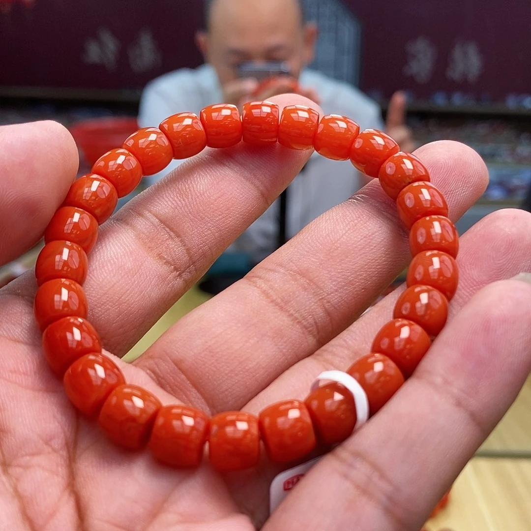 南红玛瑙手串8mm未镶嵌