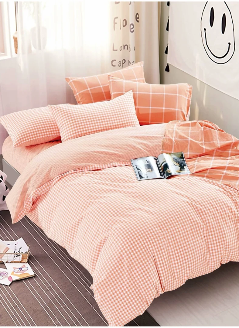 （布料）A类色织水洗棉布料(不加工)玉小格