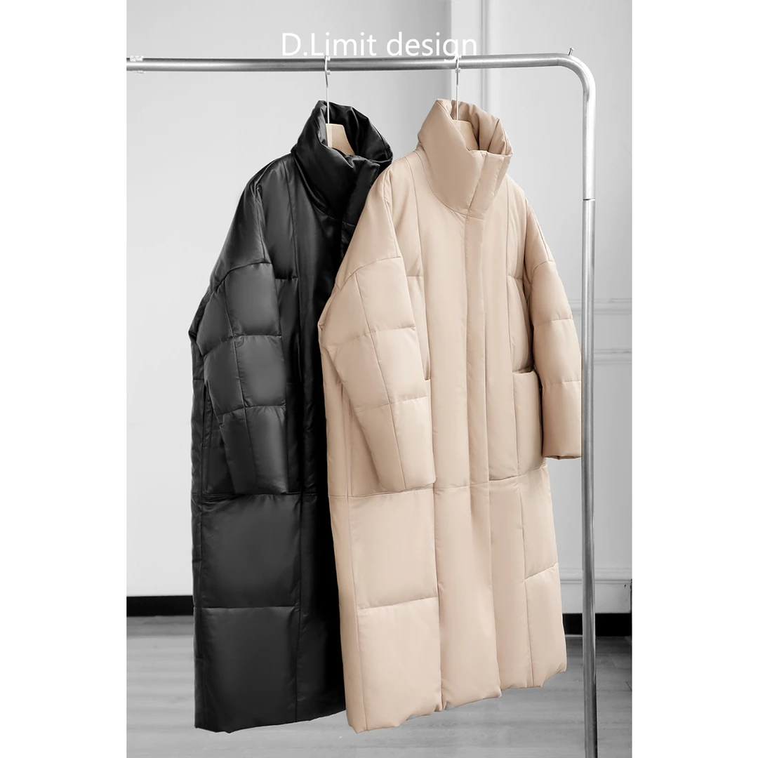 【D.Limit design】时尚中性风简约立领皮鹅绒服（15）HQ