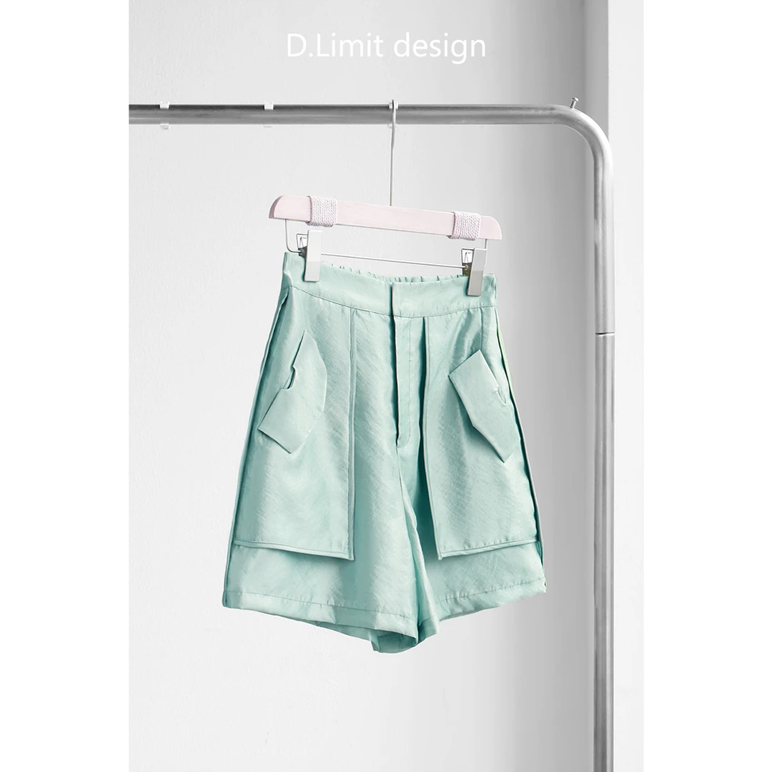 【D.Limit design】时尚清新高腰A字短裤hq（7）