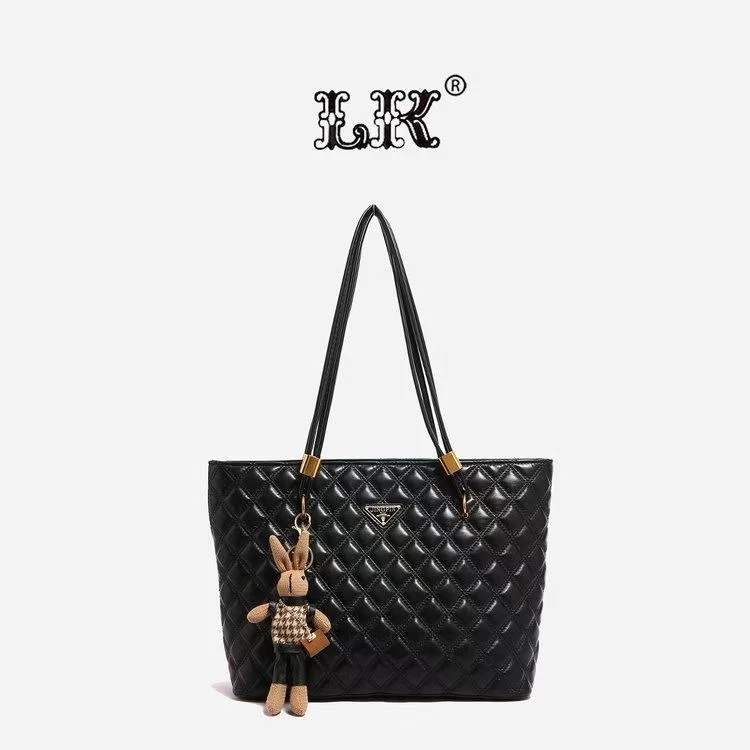 长30高26厚12 单肩时尚轻奢 洋气网红简约包包 女士包包  075黑