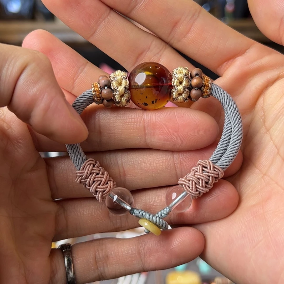 【闪购商品】琥珀手绳未镶嵌