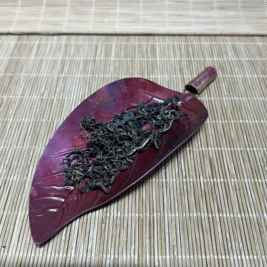 紫铜手工茶则量茶器 投茶器 线香插  千秋大叶
