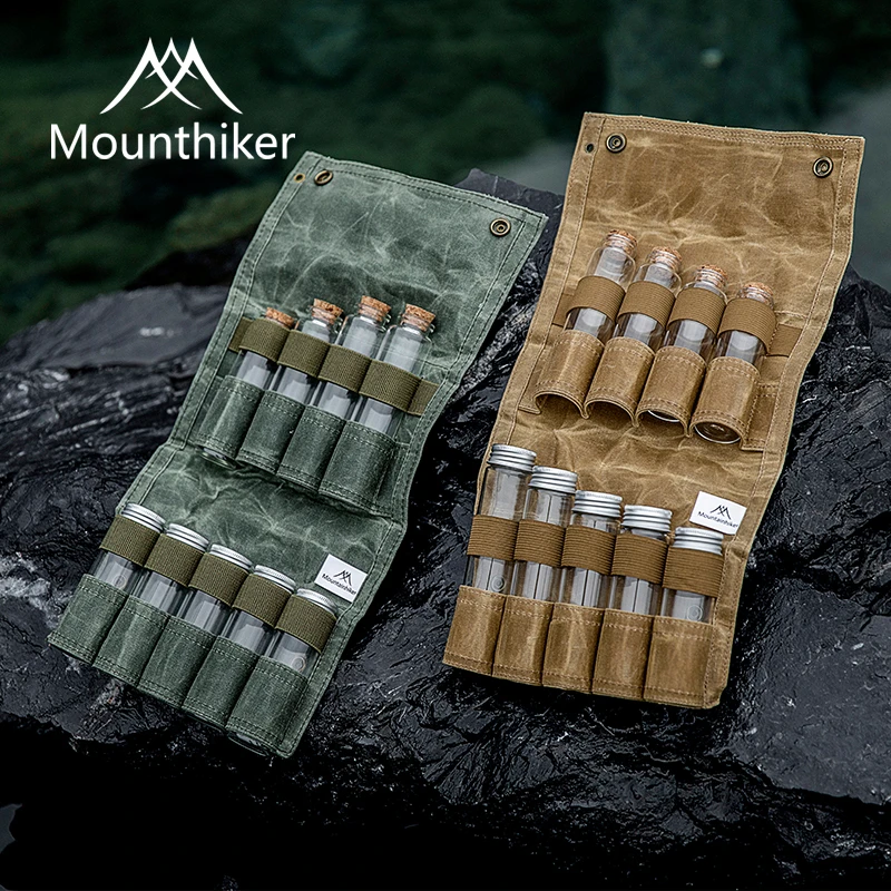 MOUNTAINHIKER/山之客户外露营便携式九瓶调料包野炊烧烤自驾游