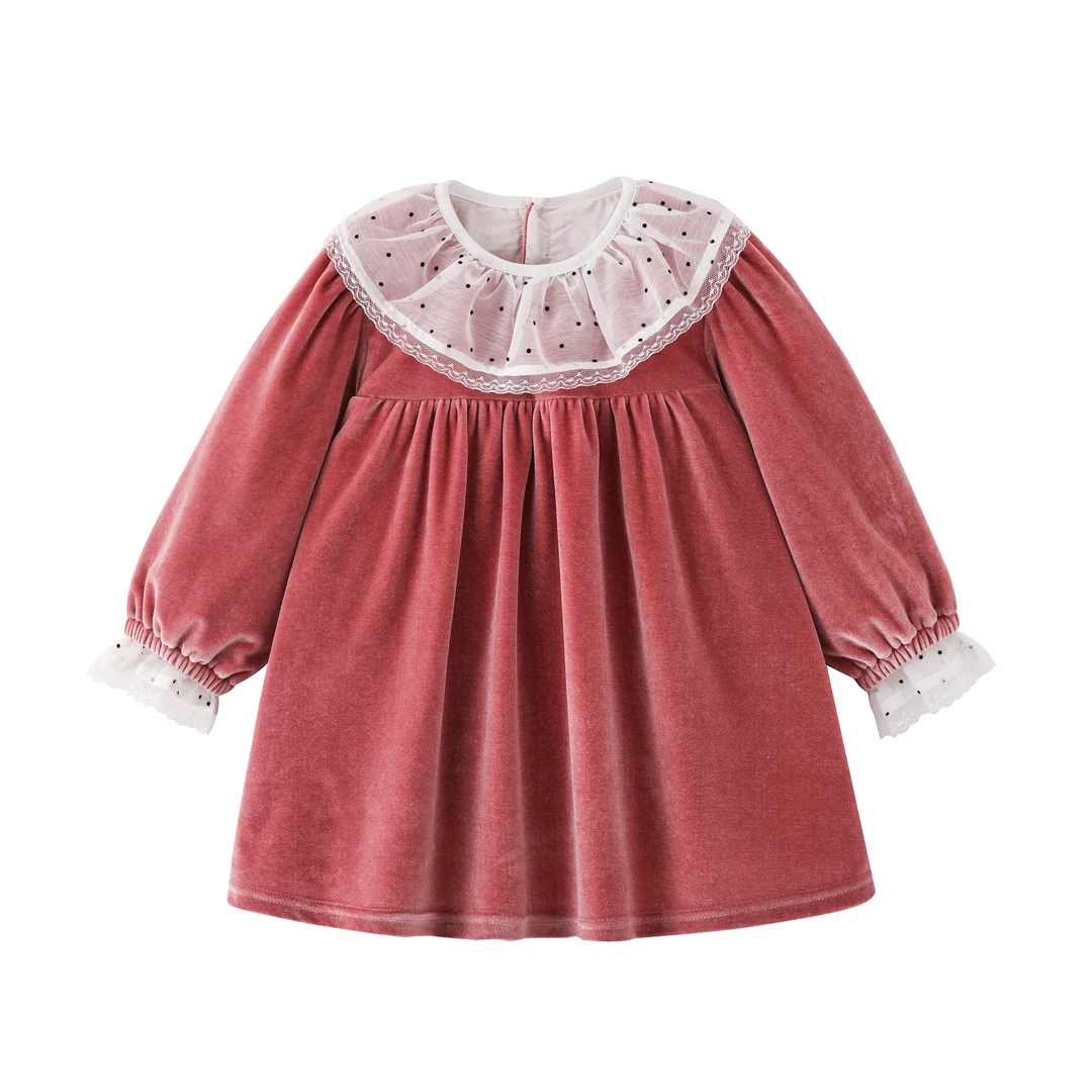 女中小童裙子儿童欢舞步伐连衣裙QQ706