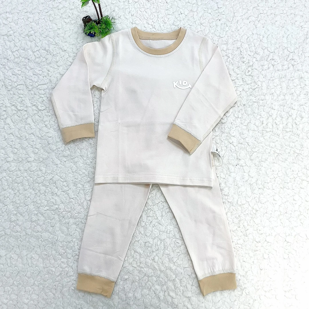 女中小童两件套秋衣秋裤儿童简约莱卡套装C4511188
