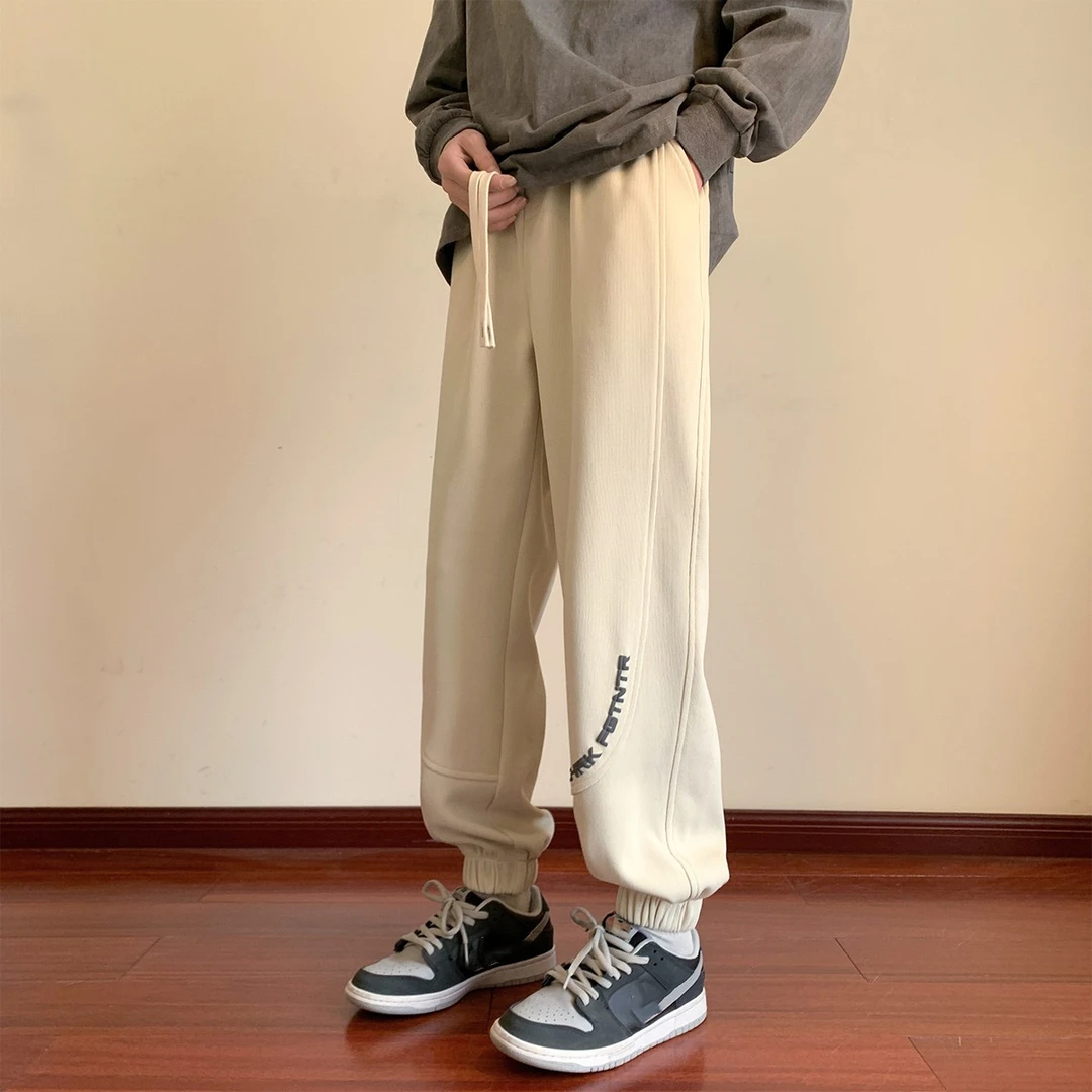 裤子男女春季2024年新款潮牌男生束脚运动卫裤休闲长裤男士休闲裤