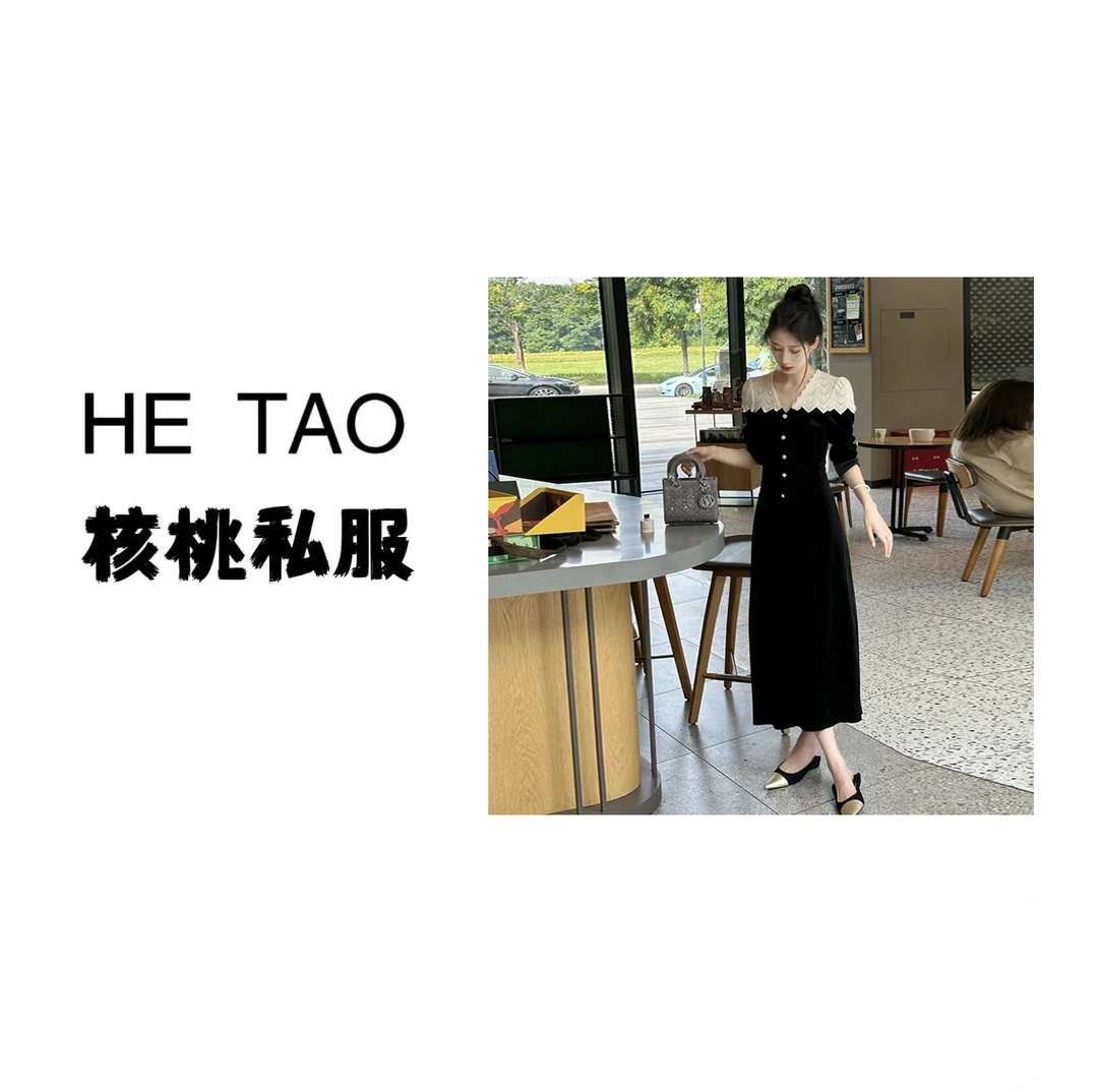 2025新款时尚女装连衣裙法式显瘦气质显瘦洋气气质裙子7724