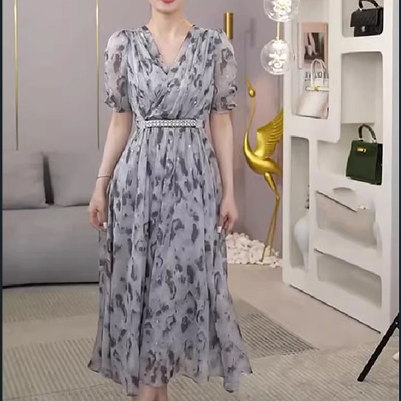 2025夏季新款碎花连衣裙女GQ0007