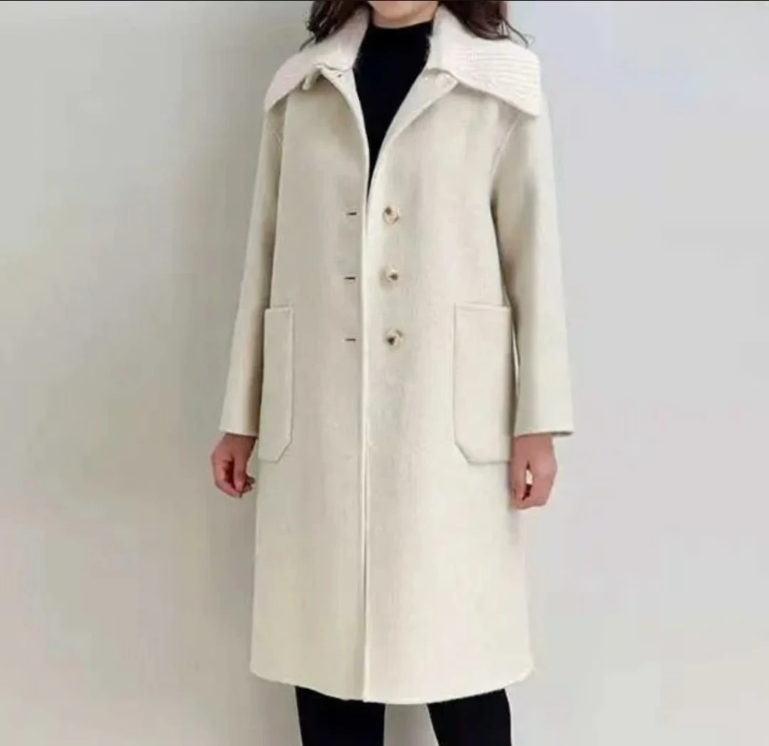 4152#【木兮兮专属】2024年秋冬新款气质时尚减龄显瘦双面大衣外套