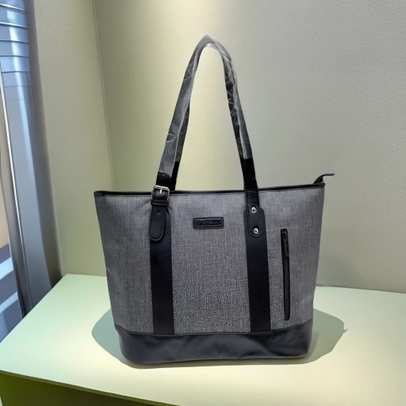 尾单新款百搭大容量手提包单肩包简约休闲女士通勤包斜跨电脑包