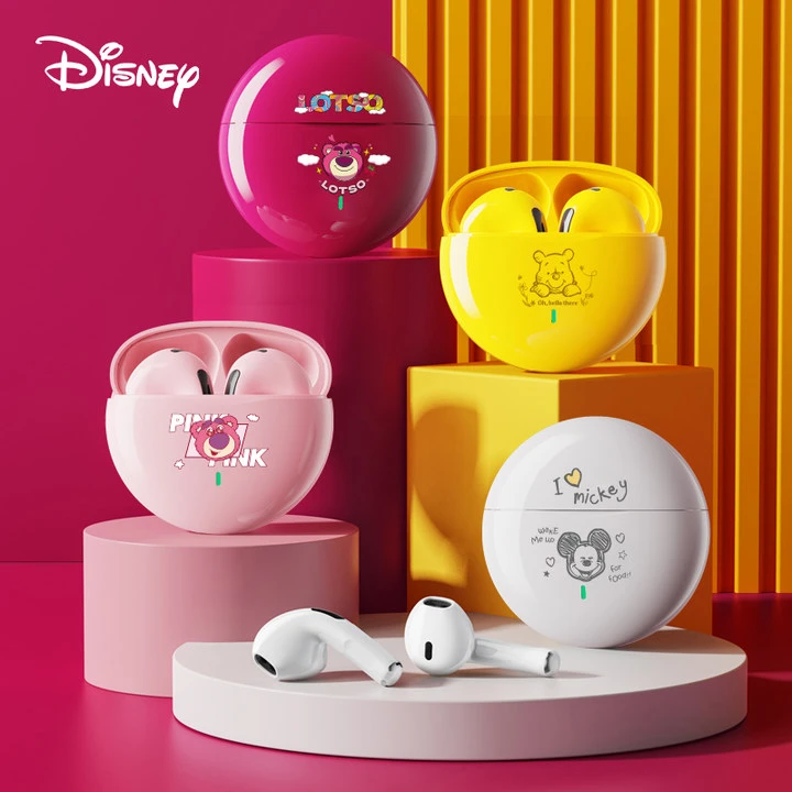 Disney/迪士尼2024新款真无线蓝牙耳机高音质运动降噪入耳式通用