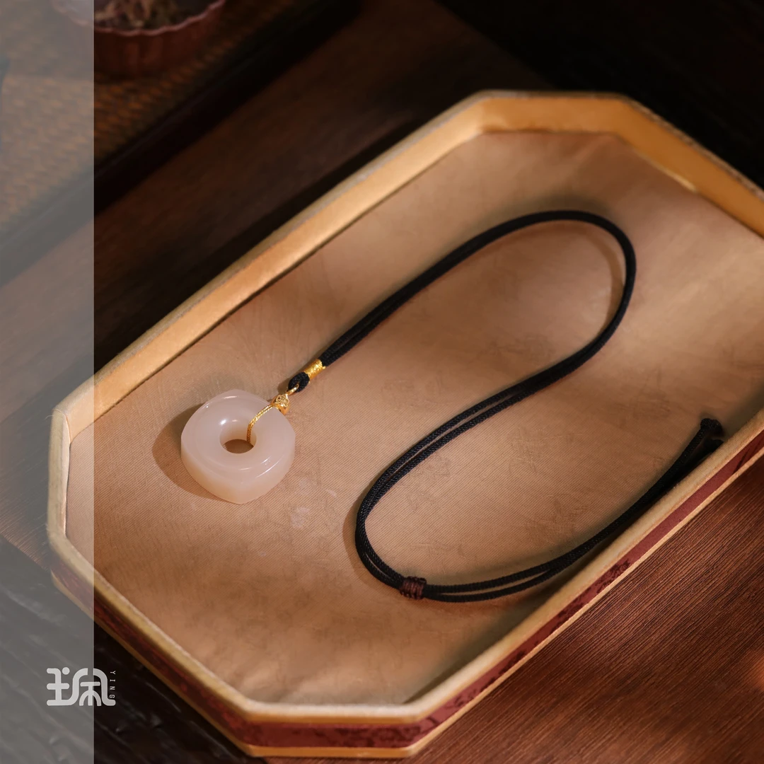 方绘|和田玉*项链*18K金镶嵌LYB24111324多样性发其一