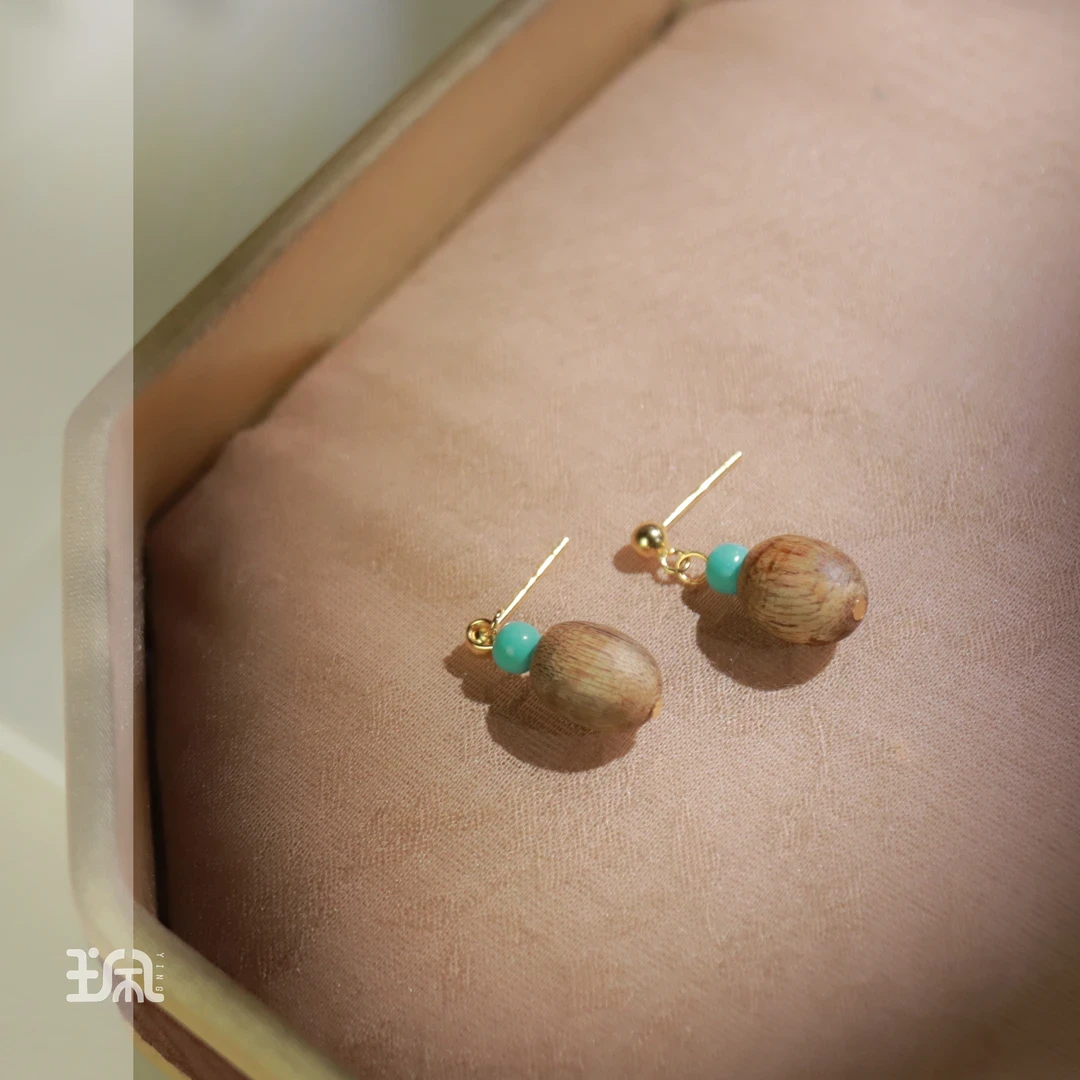 沉香今禧|*耳钉*SA23091127多样性发其一