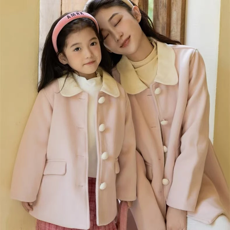 惜韩（255）亲子外套洋气女童秋冬韩版儿童